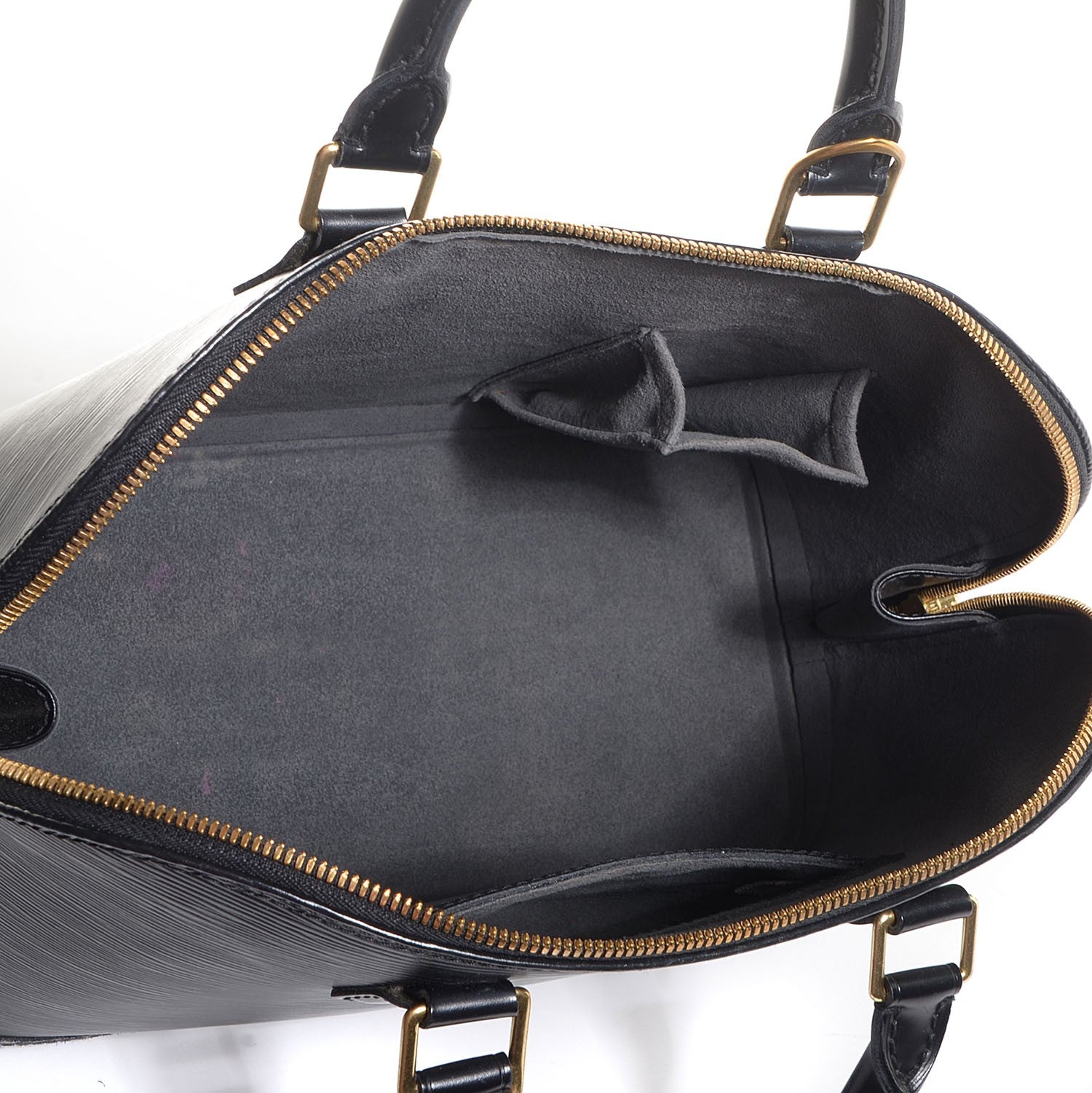 Louis Vuitton Epi Alma PM Black 5 of 7
