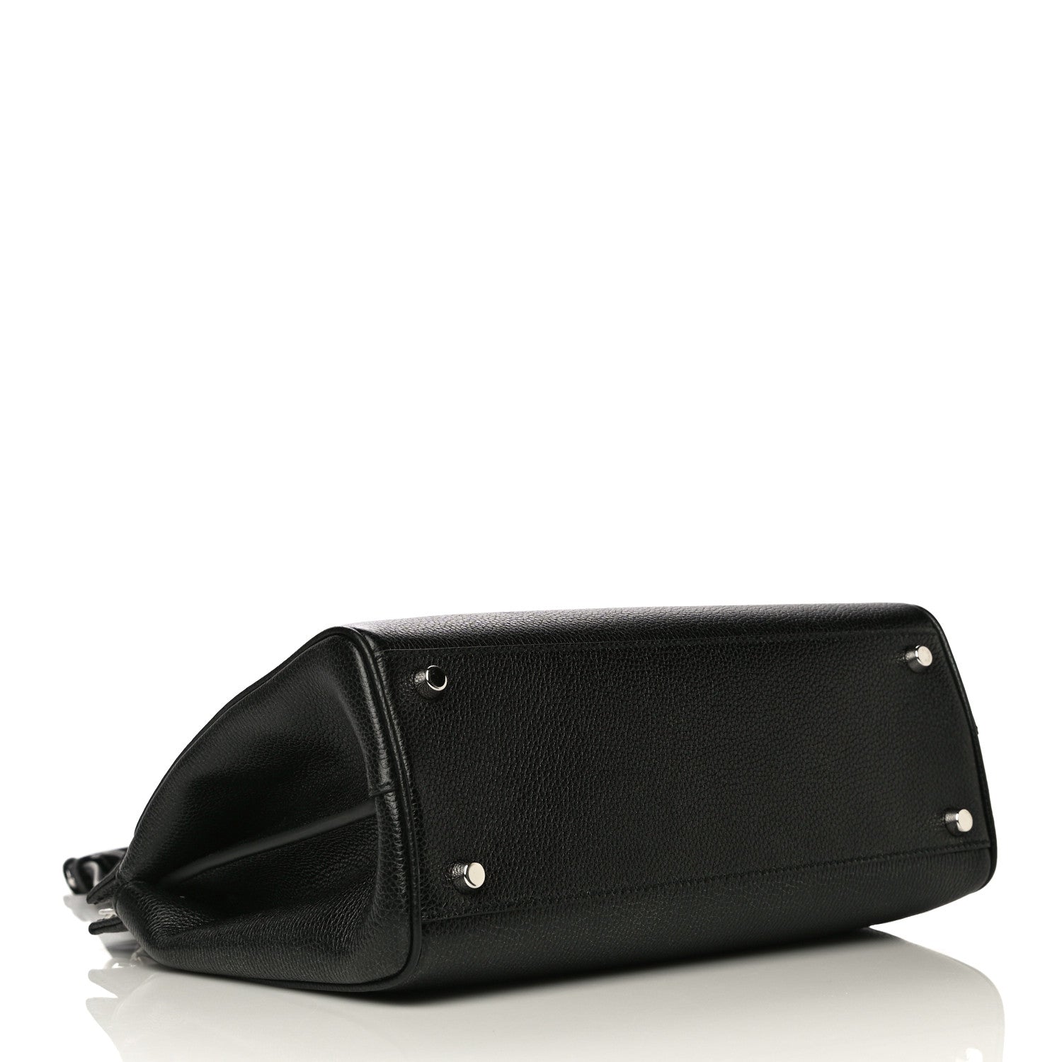 Gucci Grainy Calfskin Small Zumi Top Handle Bag Black 4 of 11