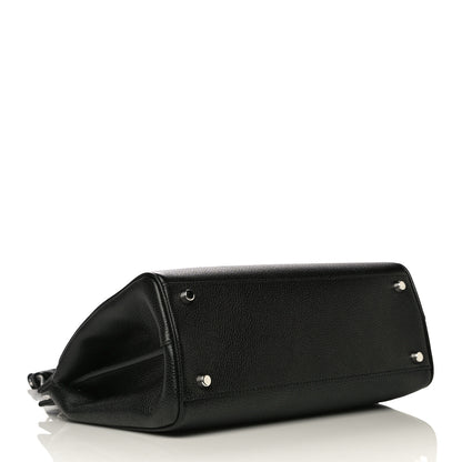 Gucci Grainy Calfskin Small Zumi Top Handle Bag Black 4 of 11