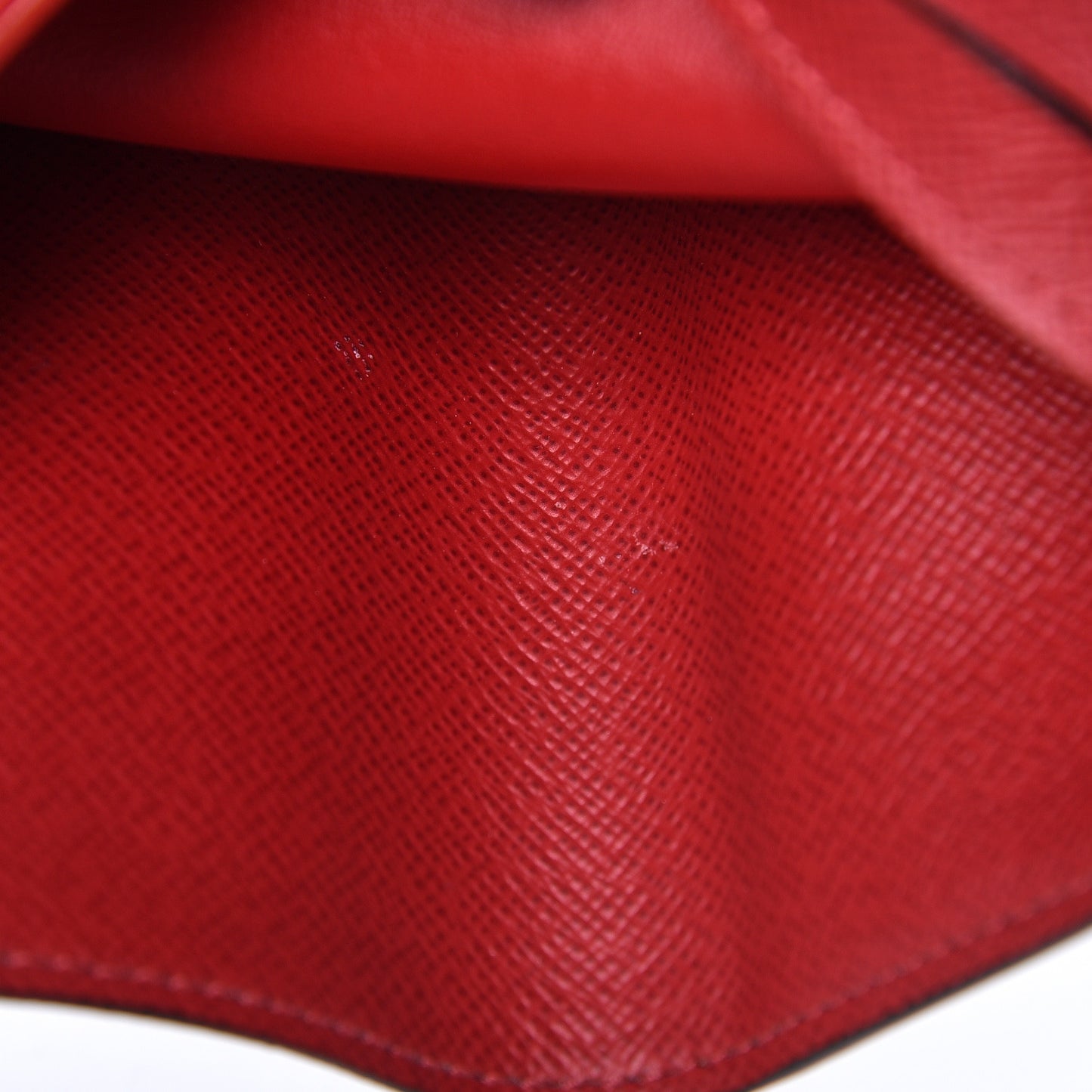 Damier Ebene Victorine Wallet Red