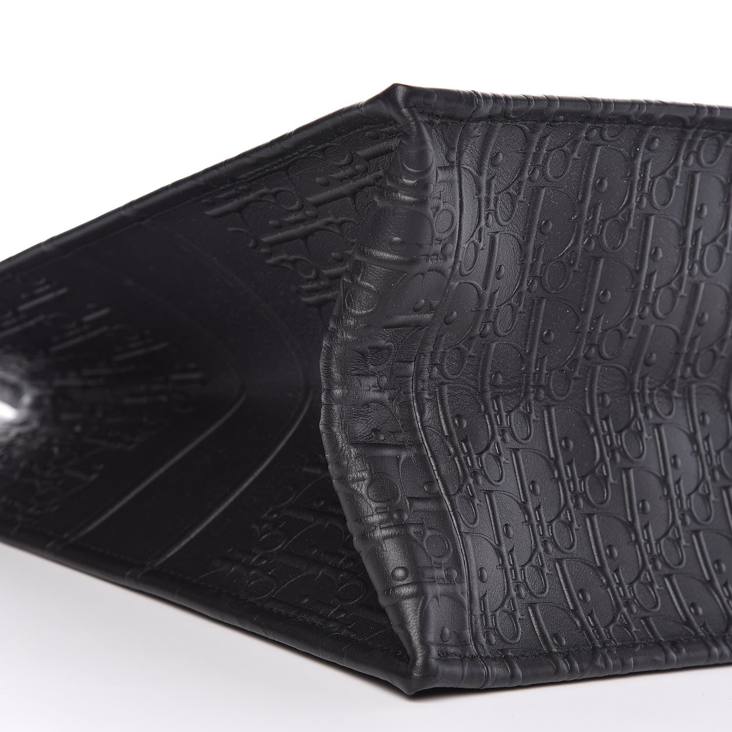 Christian Dior Oblique Calfskin Embossed Book Tote Black 8 of 9