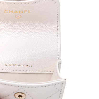 Chanel Caviar Quilted Airpods Pro Case White 7 of 9