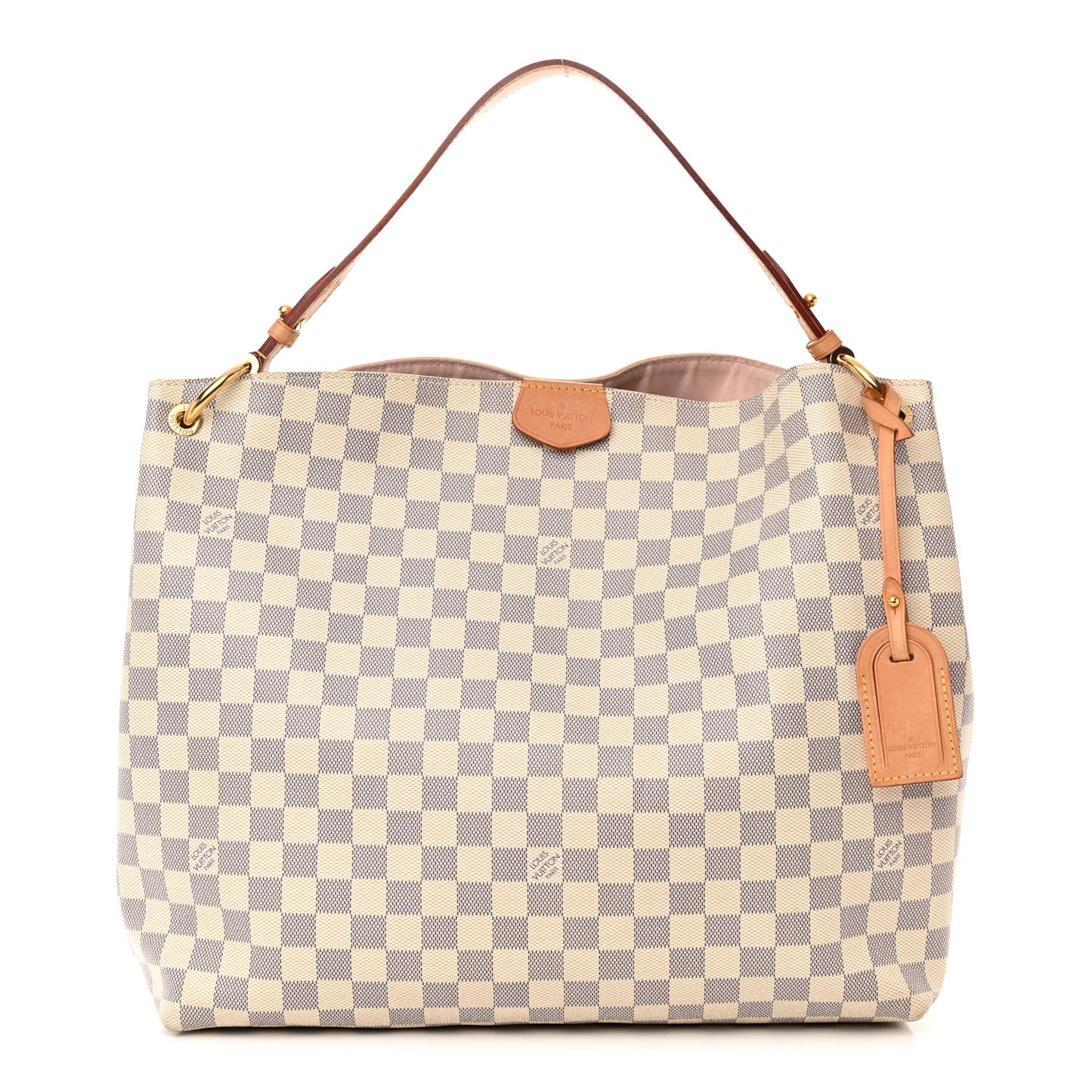 Damier Azur Graceful MM Rose Ballerine