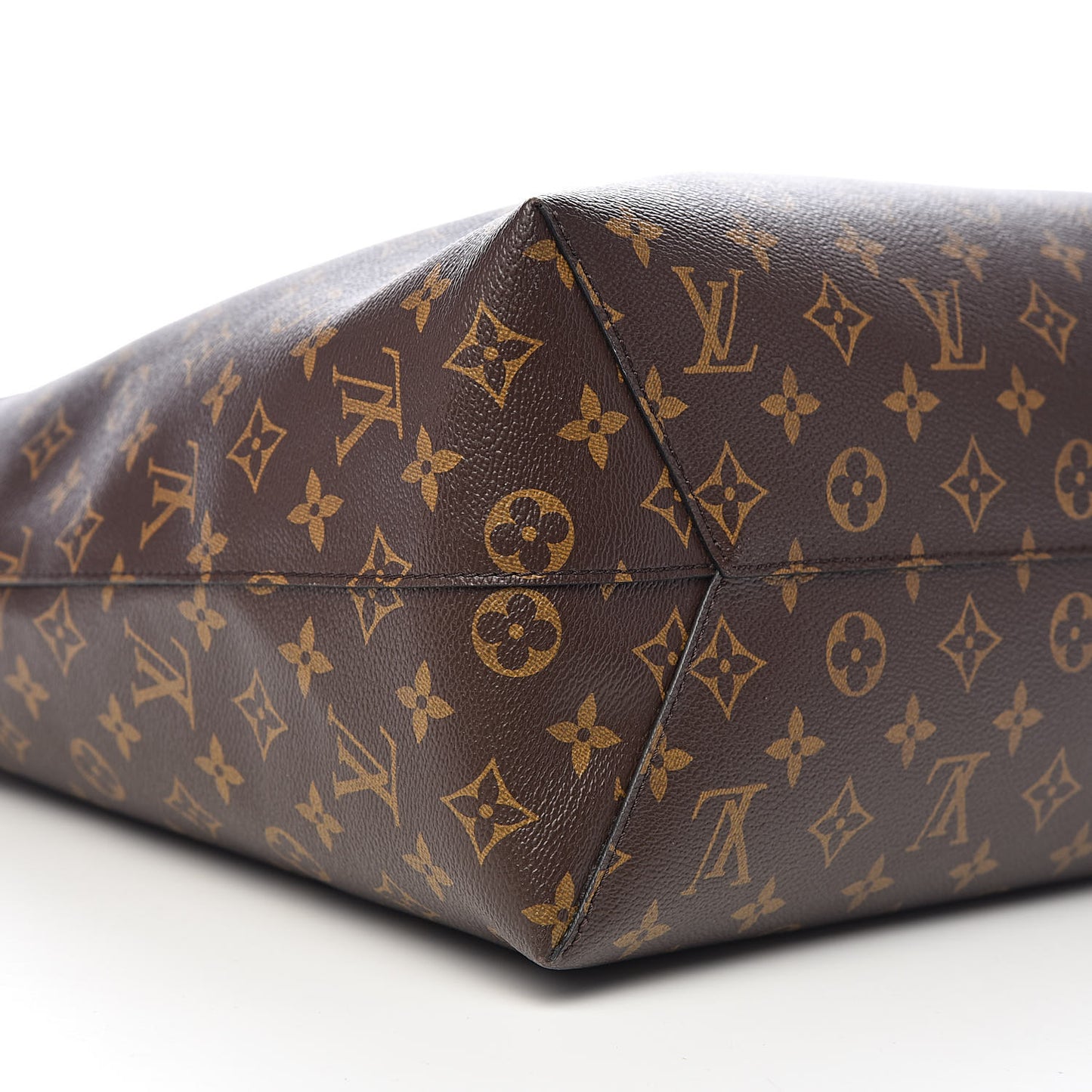 Monogram Flower Hobo Beige