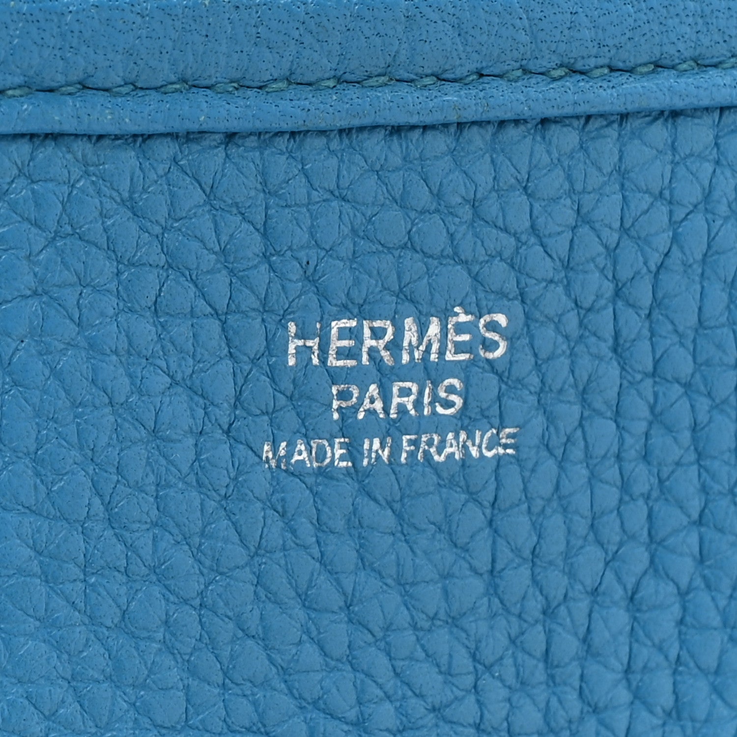 Hermes Taurillon Clemence Evelyne III PM Bleu Zanzibar 6 of 18