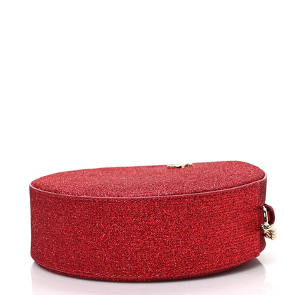 Jimmy Choo Glitter Round Crossbody Red 7 of 7
