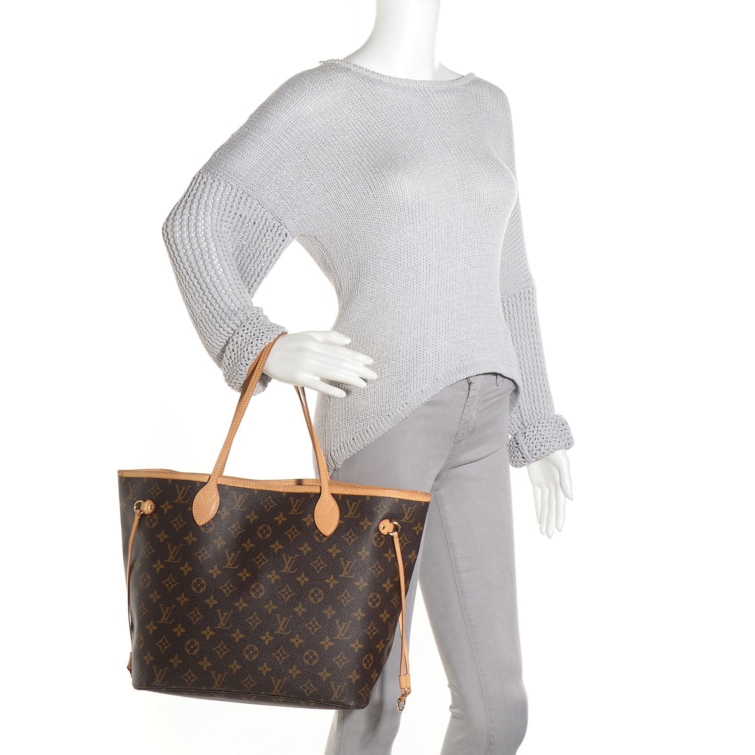 Louis Vuitton Monogram Neverfull MM 2 of 7