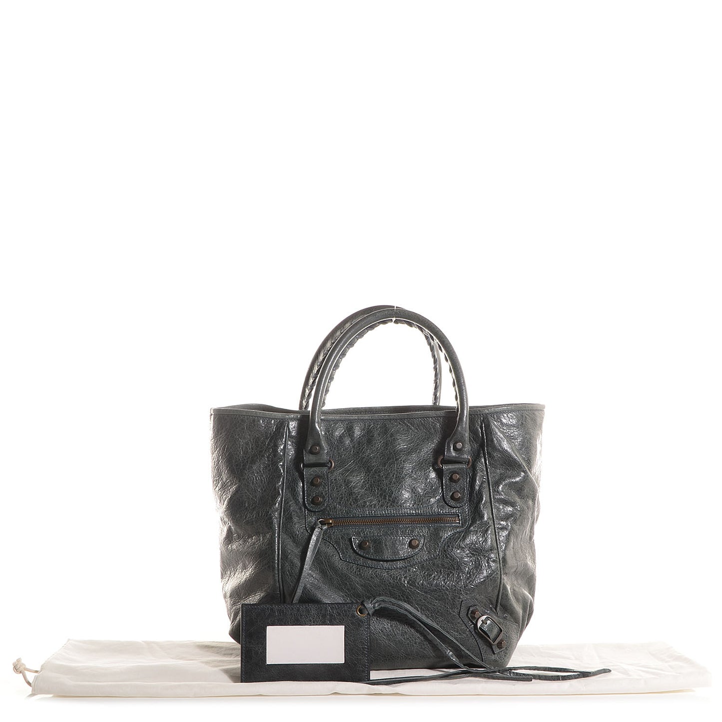 Agneau Classic Hardware S Sunday Tote Anthracite