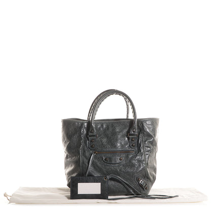 Balenciaga Agneau Classic Hardware S Sunday Tote Anthracite 12 of 12