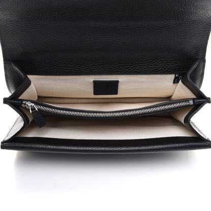 Gucci Pebbled Calfskin Small Dionysus Shoulder Bag Black 5 of 13