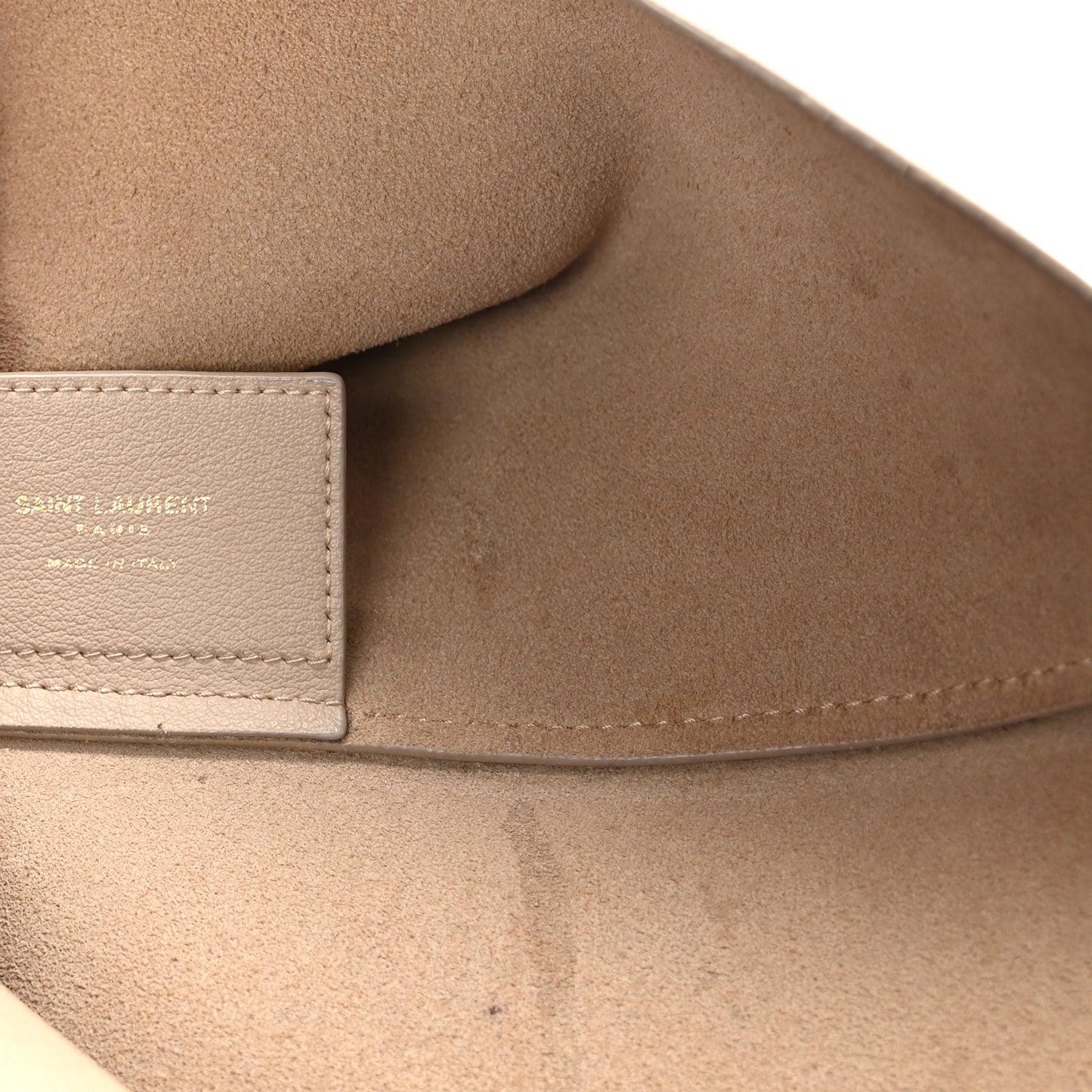 Calfskin Large Shopping Tote Dark Beige