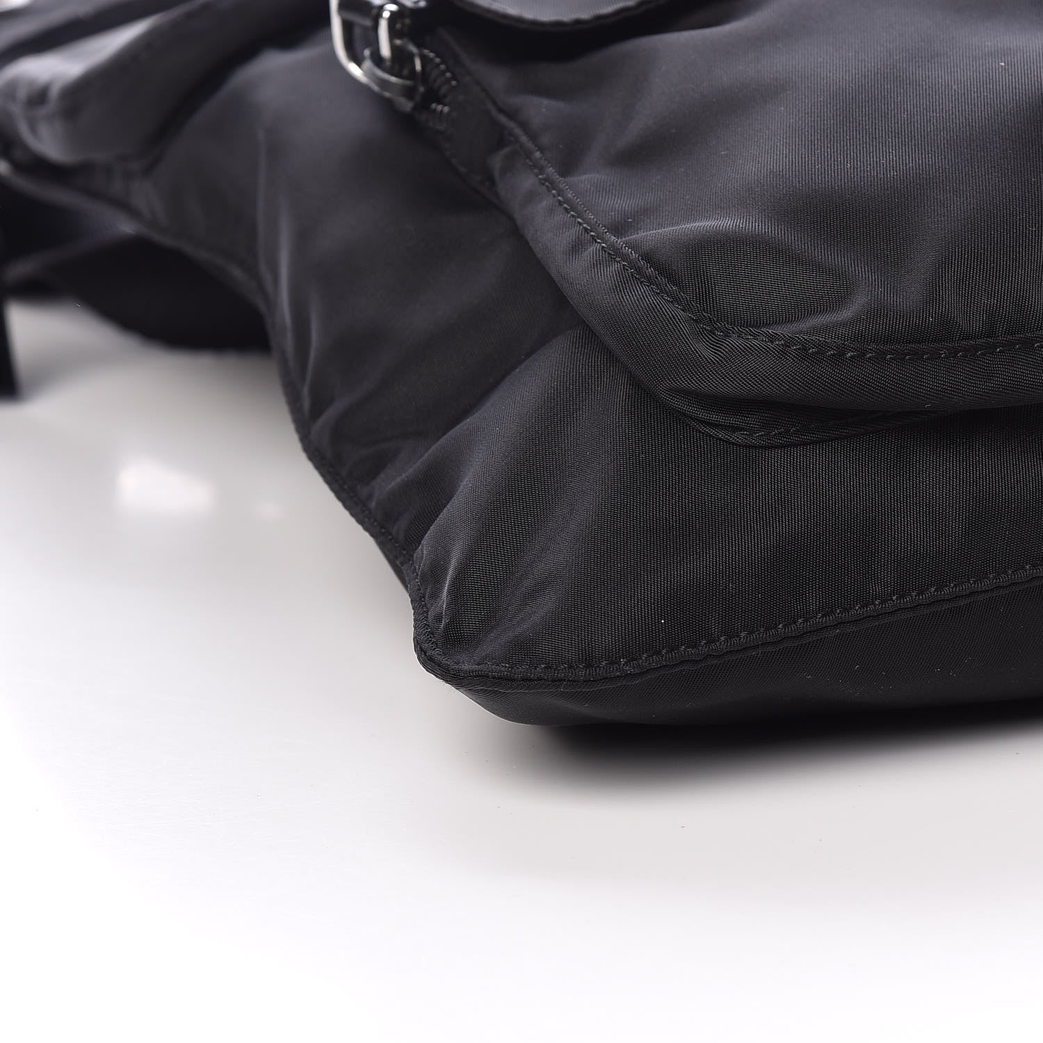 Prada Nylon Vela Sling Messenger Bag Black 5 of 9