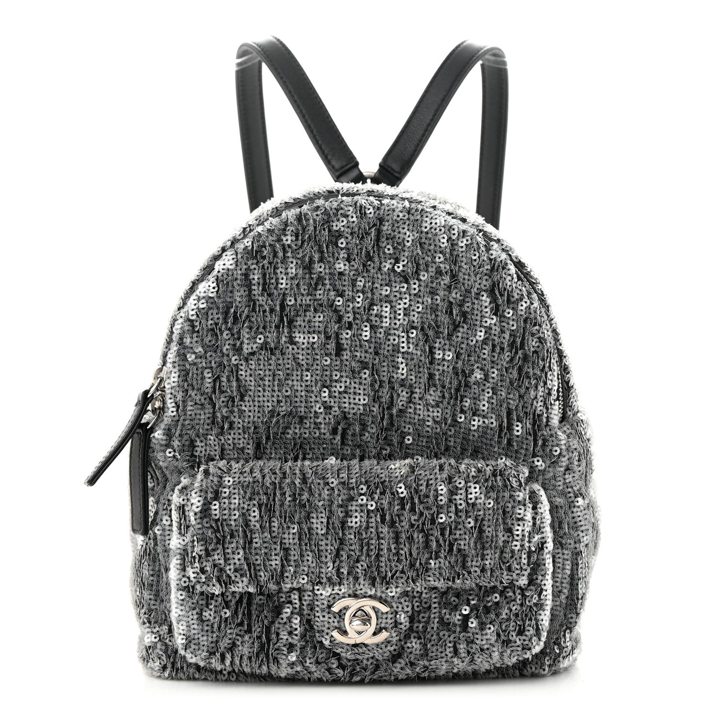 Sequin Waterfall Backpack Grey