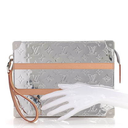 Louis Vuitton Monogram Mirror Trunk Pouch Silver 2 of 9