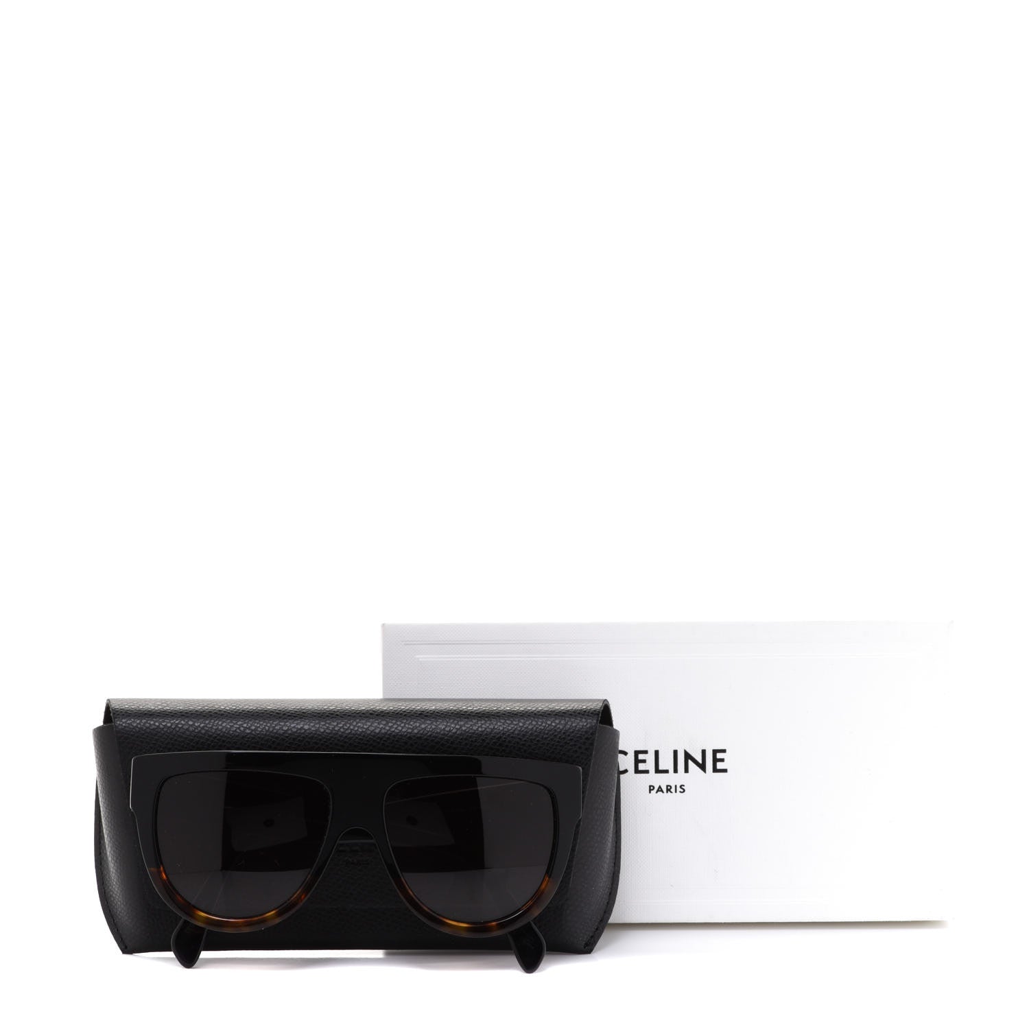 Celine Shadow Sunglasses CL 41026/S Black Havana 7 of 7