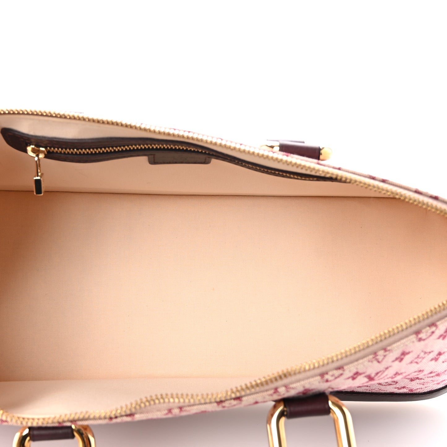Mini Monogram Alma Long Cherry