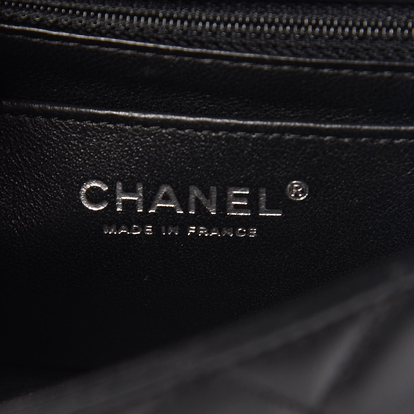 Lambskin Quilted Mini Rectangular Flap Black