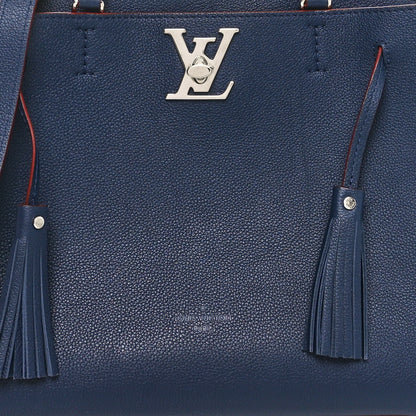 Louis Vuitton Calfskin Lockmeto Marine Rouge 7 of 9