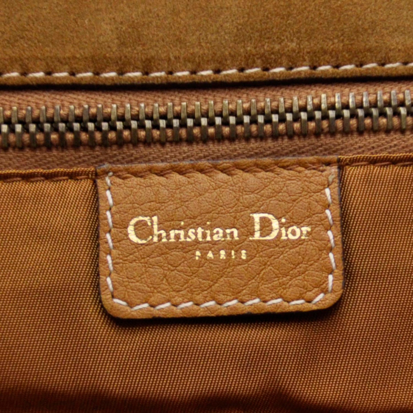 Leather Baudrier Saddle Bag Tan