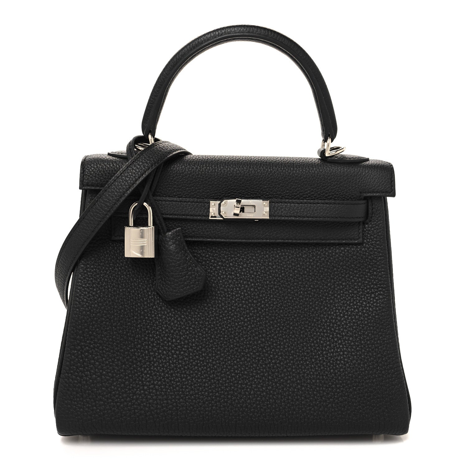 Hermes Togo Kelly Retourne 25 Black 1 of 11