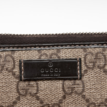 Gucci GG Plus Monogram Joy Zip Around Organizer Wallet Beige Ebony Dark Brown 7 of 7