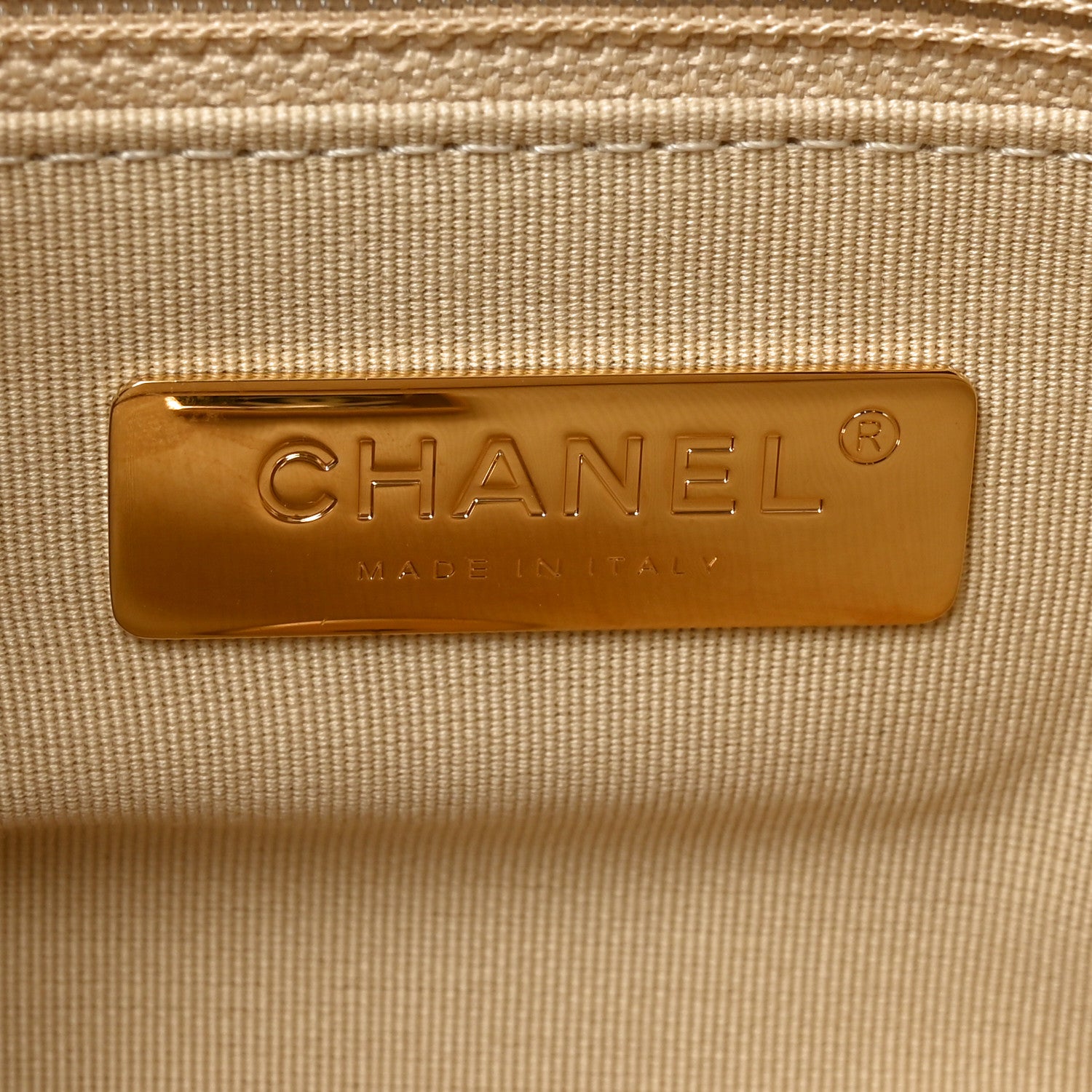 Chanel Lambskin Quilted Large Chanel 19 Flap Beige 6 of 10