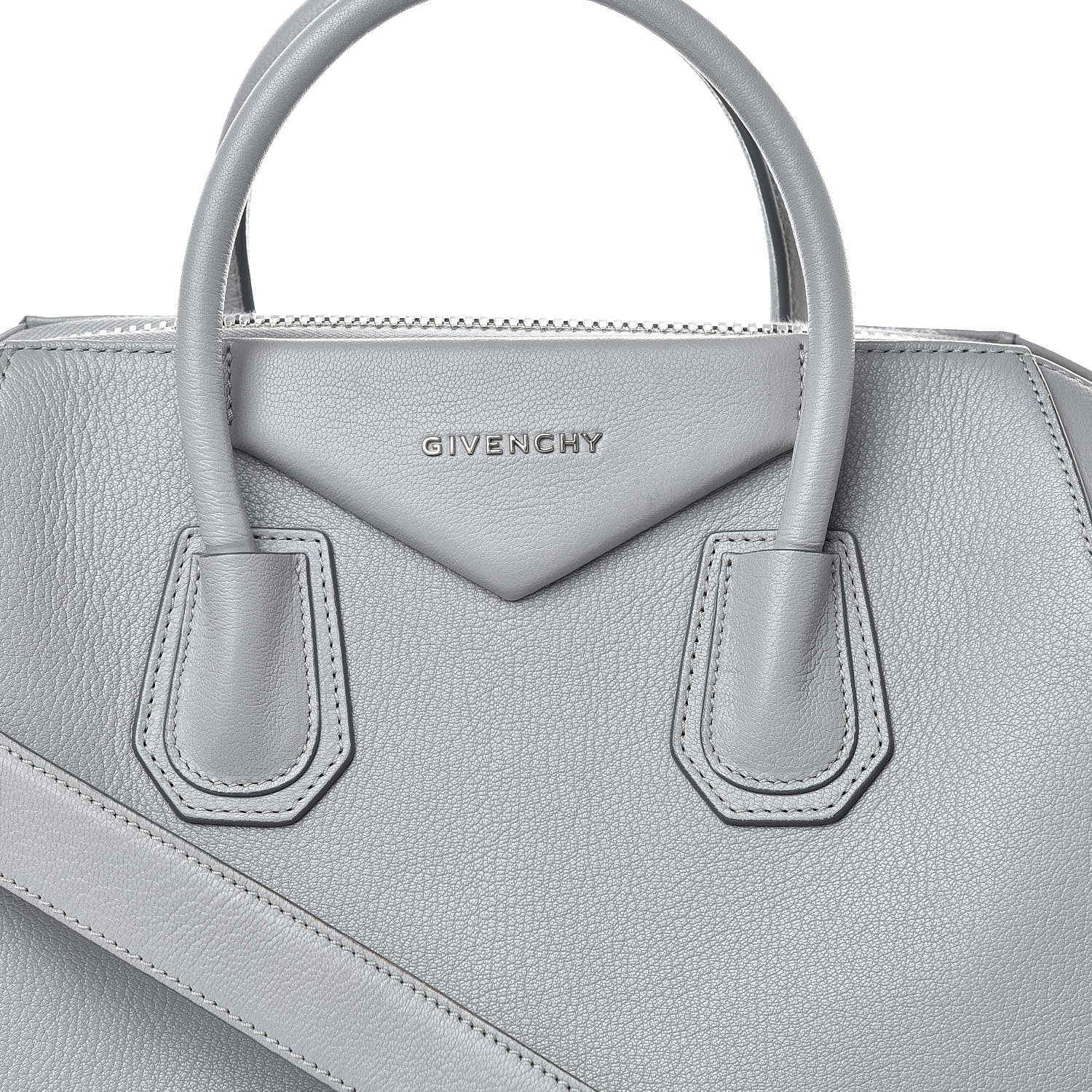 Givenchy Sugar Goatskin Medium Antigona Pearl Grey 8 of 11