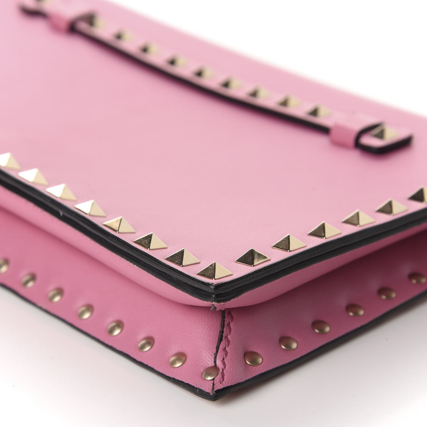 Nappa Rockstud Wristlet Clutch Ninphea