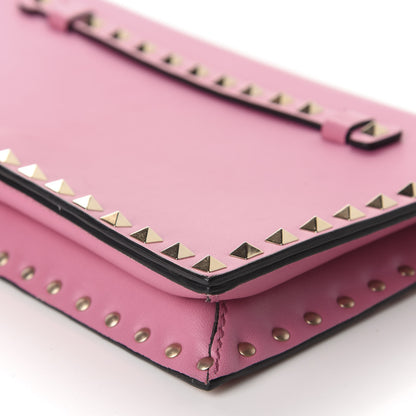 Valentino Garavani Nappa Rockstud Wristlet Clutch Ninphea 7 of 9