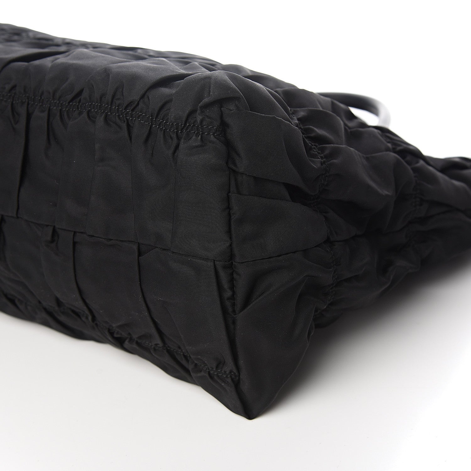 Prada Tessuto Nylon Gaufre Tote Black 9 of 12