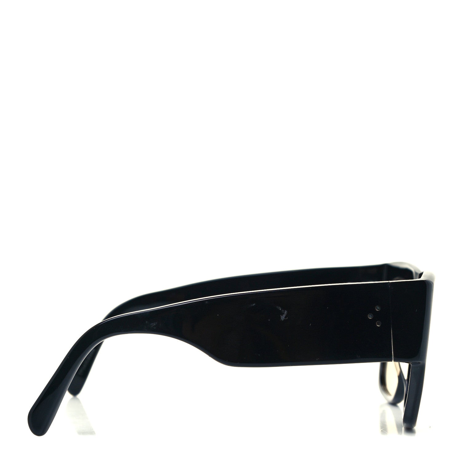 Celine Acetate Rectangular Sunglasses CL4056IN Black 7 of 7