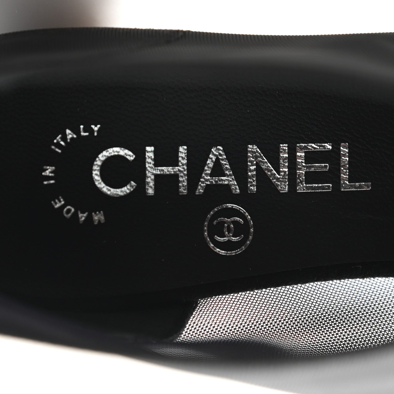 Chanel Mesh Suede Cap Toe Embellished Short Boots 38 Black 7 of 9