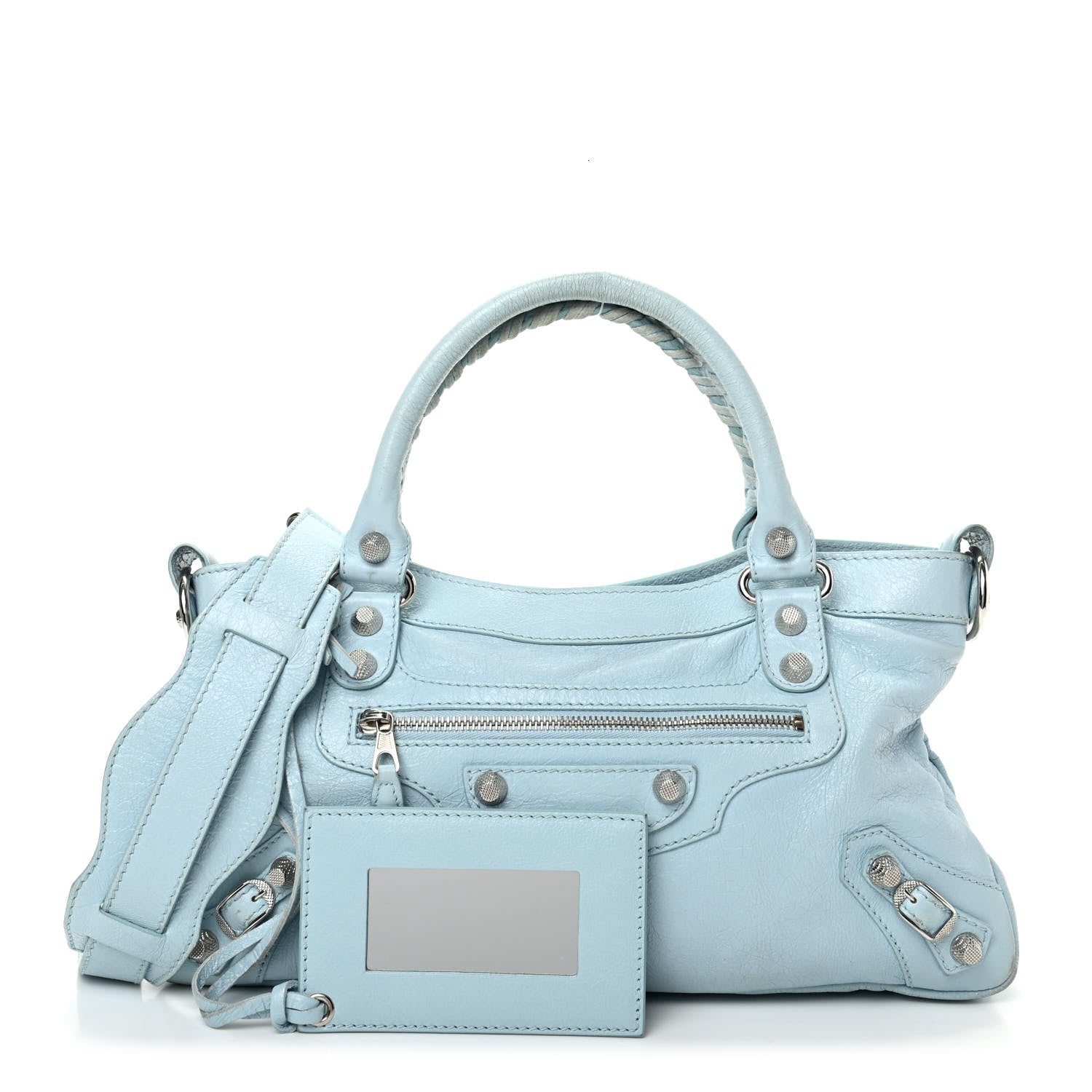 Balenciaga Agneau Giant 12 Silver Hardware First Bleu Dragee 1 of 9