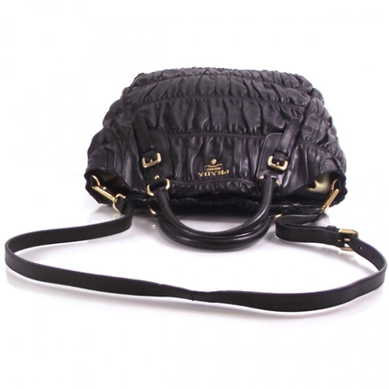 Prada Lambskin Dressy Gaufre Tote 5 of 10