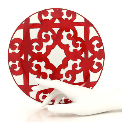 Hermes Porcelain Balcon du Guadalquivir Plate Set of 2 2 of 6