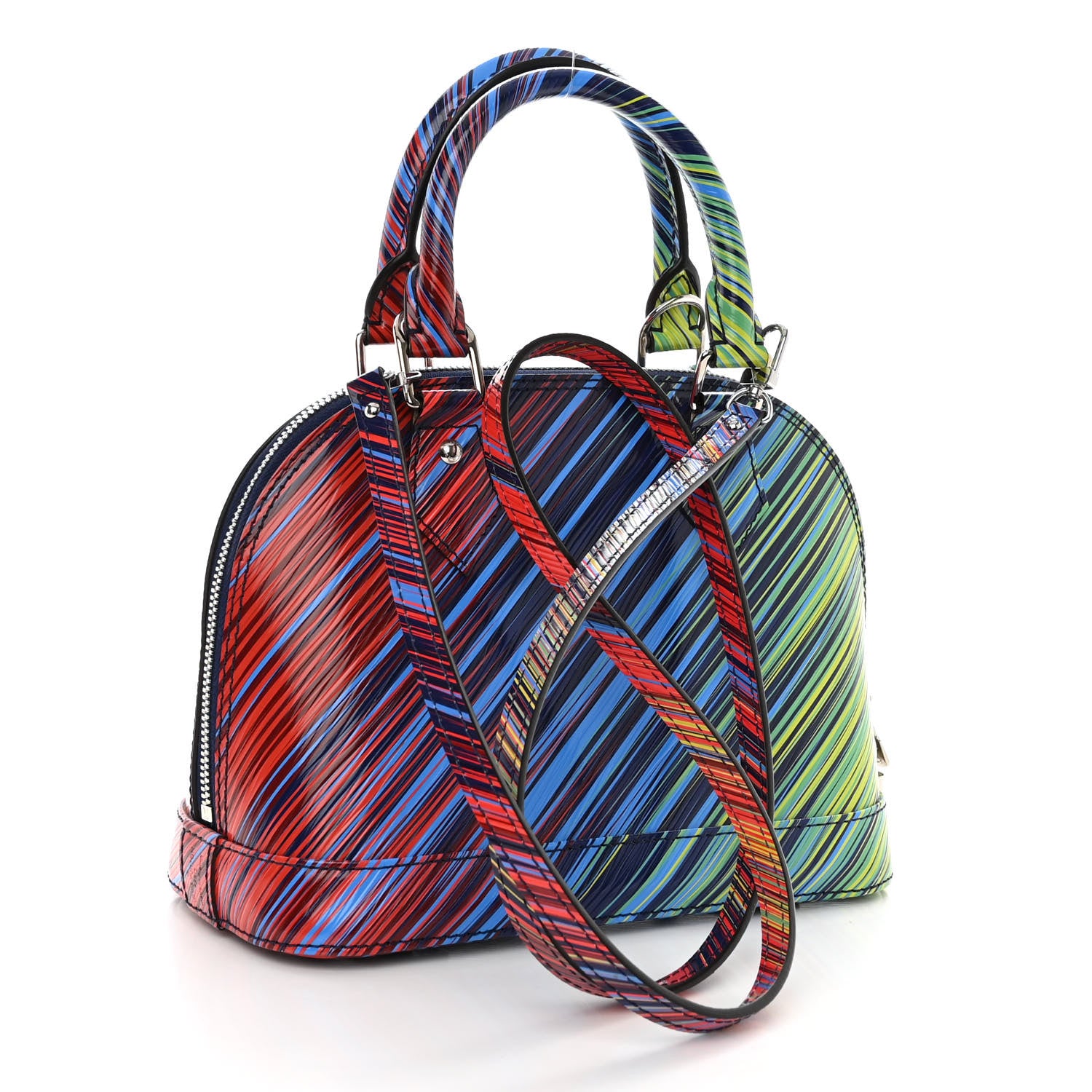 Louis Vuitton Epi Tropical Alma BB Vert Rouge 3 of 9