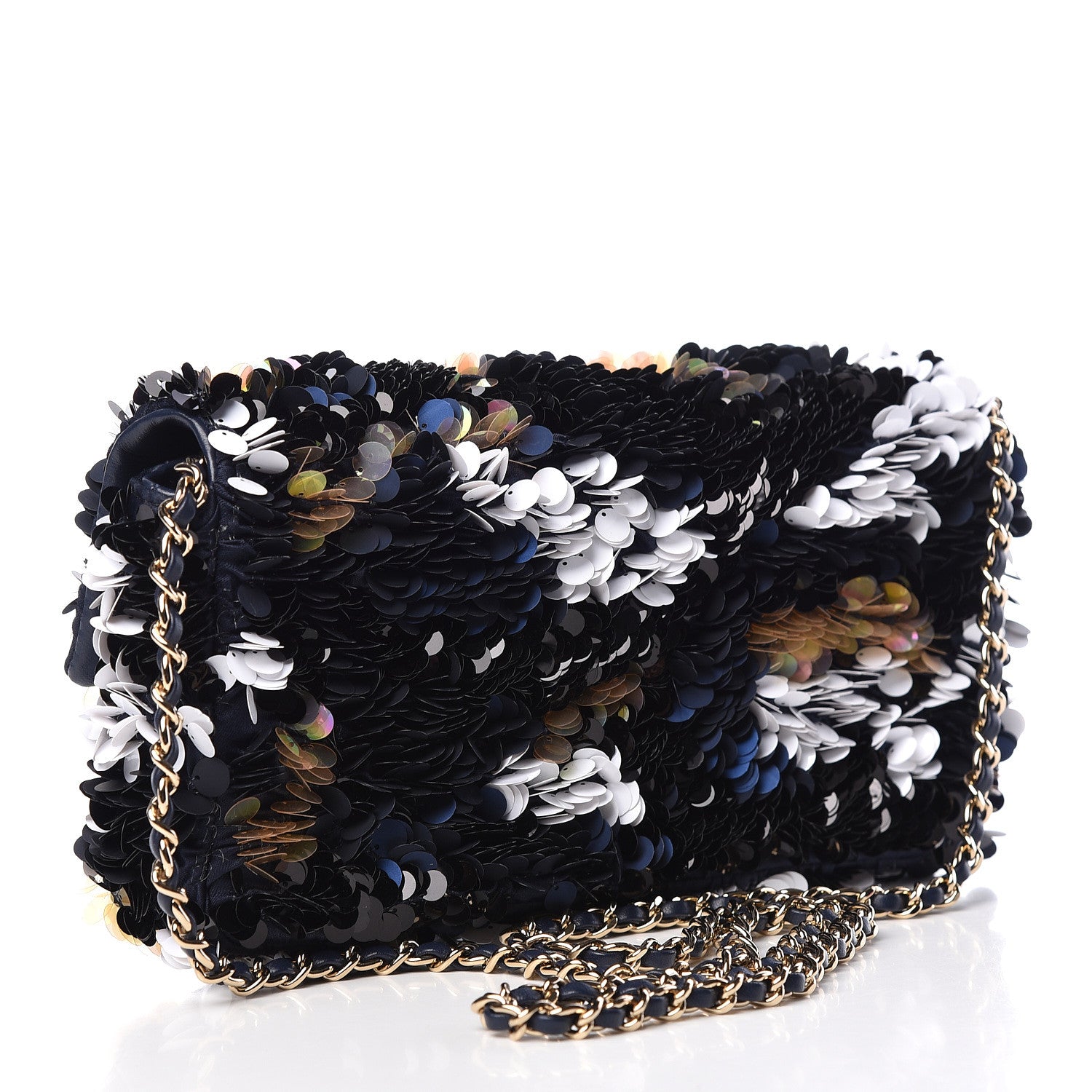 Chanel Sequin East West Flap Multicolor 3 of 13