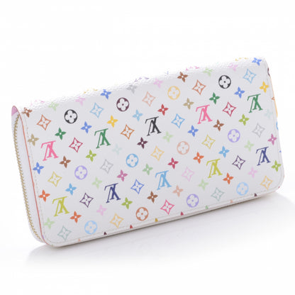 Louis Vuitton Monogram Multicolor Zippy Wallet White 3 of 7