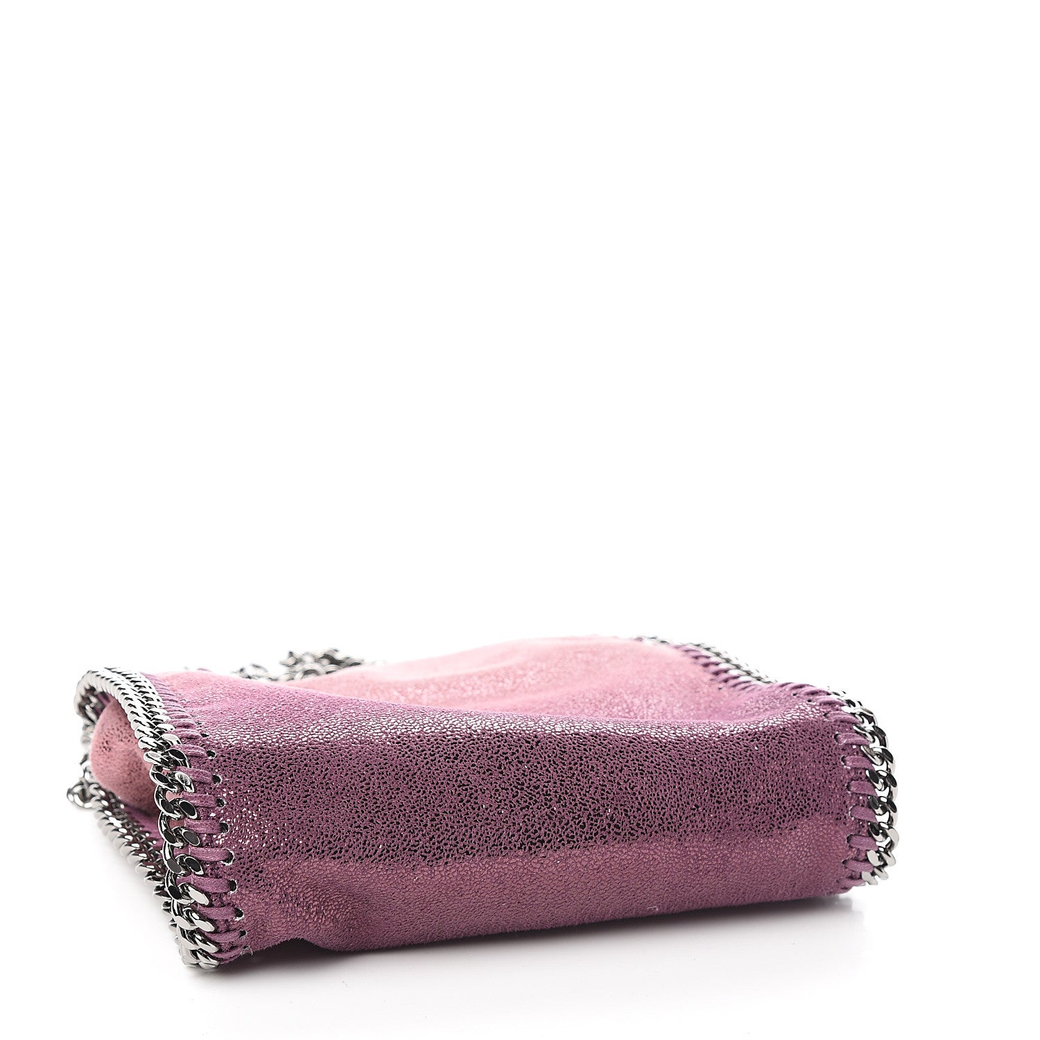Stella McCartney Metallic Shaggy Deer Degrade Tiny Falabella Tote Purple 3 of 8