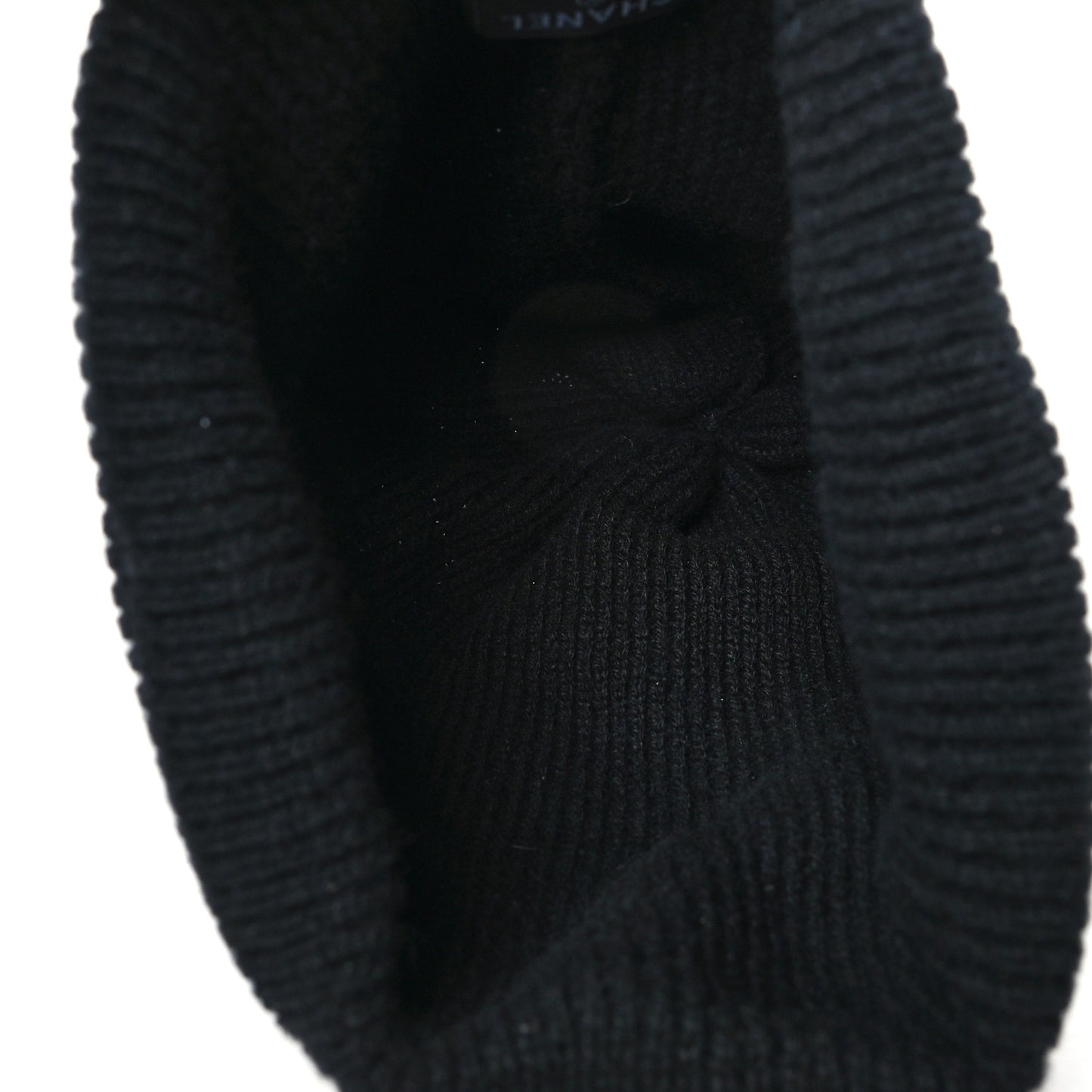 Cashmere CC Logo Beanie Hat Black