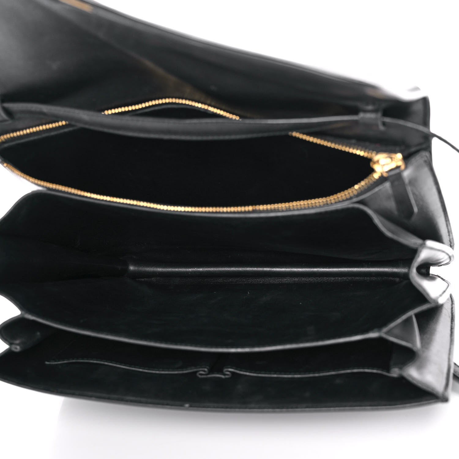 Celine Liege Calfskin Large Classic Box Flap Bag Black 6 of 16