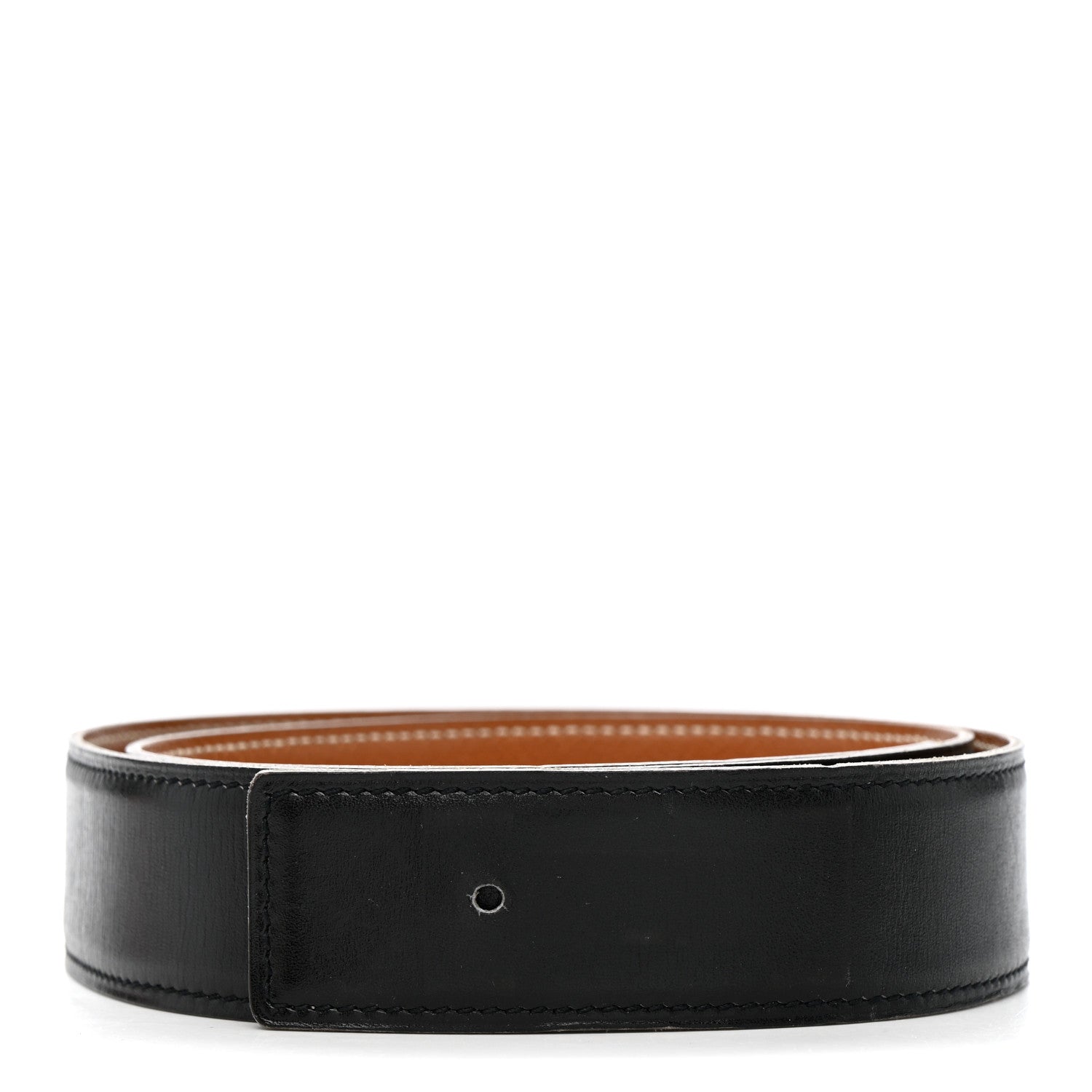 Hermes Box Epsom 32mm H Belt Strap 80 32 Black Gold 1 of 9