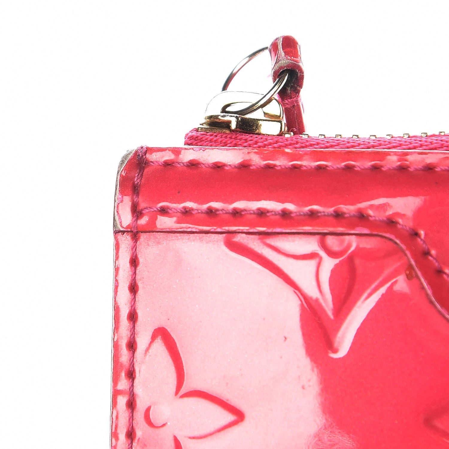 Louis Vuitton Vernis Key Pouch Rose Pop 10 of 10