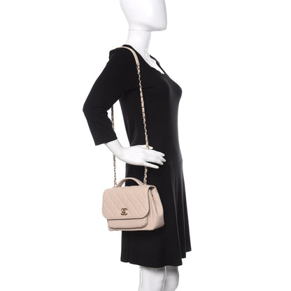 Chanel Caviar Quilted Medium Business Affinity Flap Light Beige 2 of 11