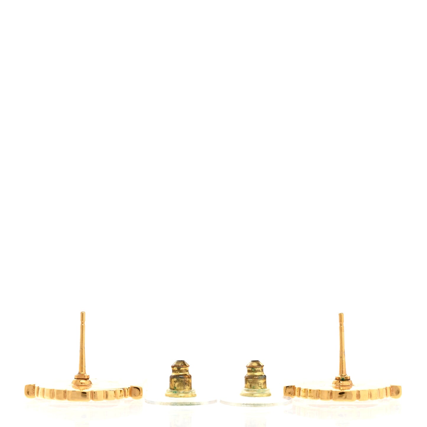 Metal Rue Cambon Earrings Gold