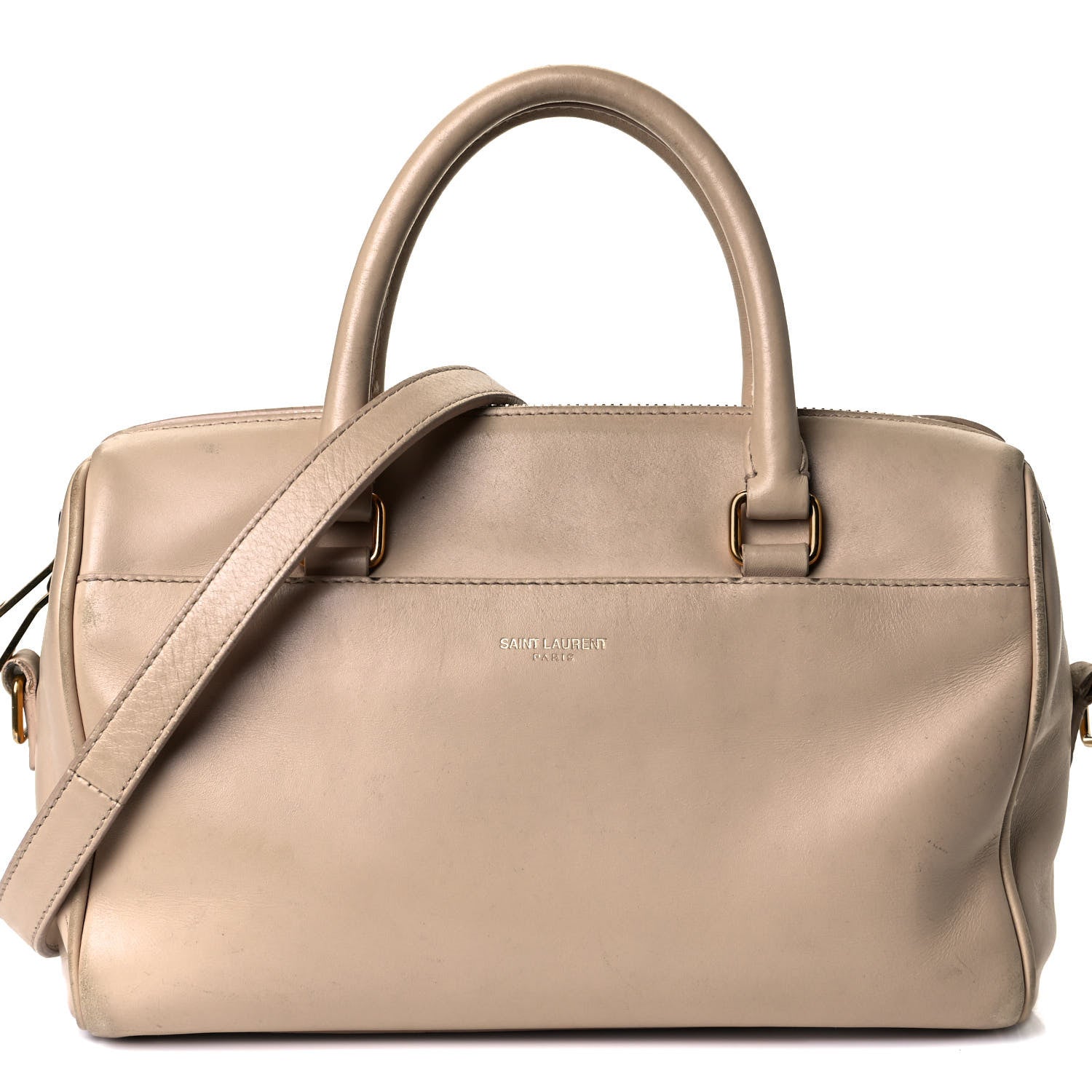 Saint Laurent Calfskin Classic Baby Duffle Beige 8 of 12