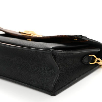 Louis Vuitton Damier Ebene Vavin Chain Wallet Black 9 of 10
