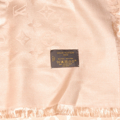 Louis Vuitton Wool Silk Monogram Shawl Dune 4 of 4