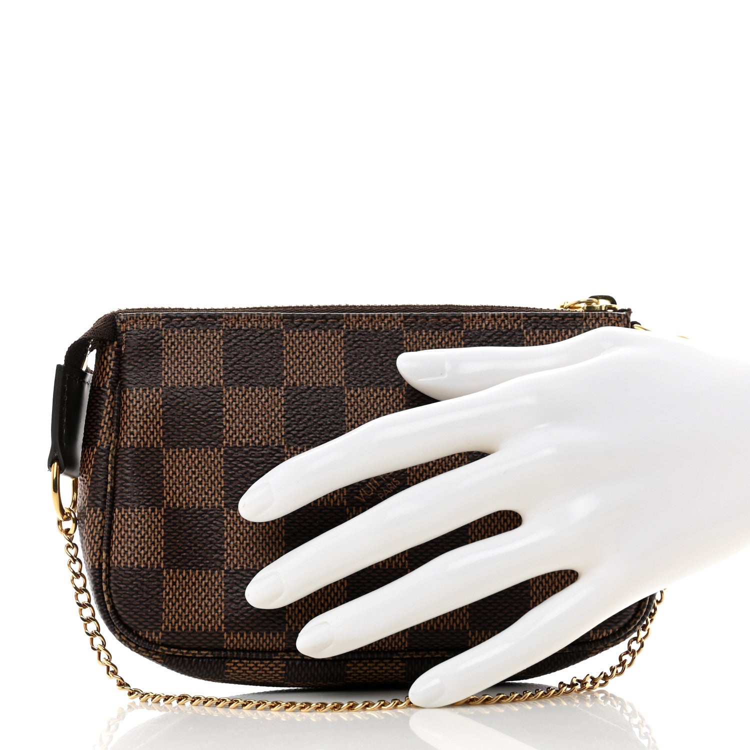 Louis Vuitton Damier Ebene Mini Pochette Accessories 2 of 6