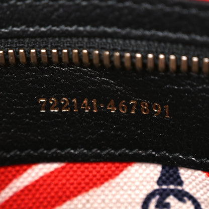 Gucci X ADIDAS Textured Dollar Calfskin Belt Bag Black 7 of 10